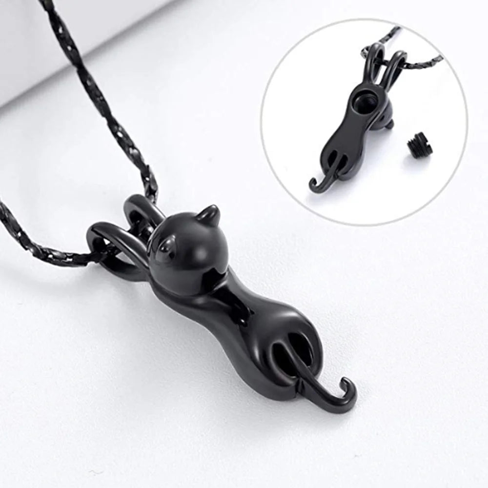 Stainless Steel Pet Cremation Jewelry for Ashes Memorial. Jewelry Keepsake