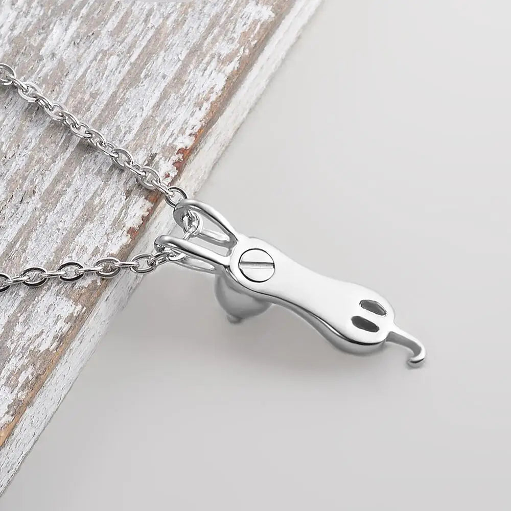 Stainless Steel Pet Cremation Jewelry for Ashes Memorial. Jewelry Keepsake