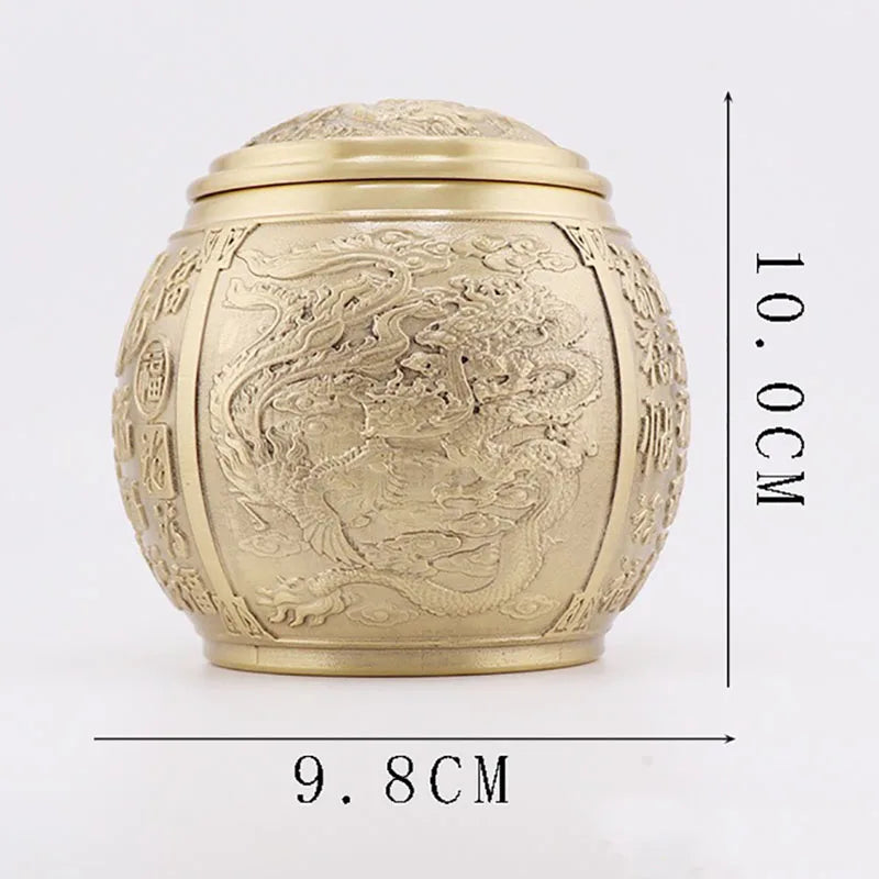 Copper Metal Cremation Urn for Humans/ Pets